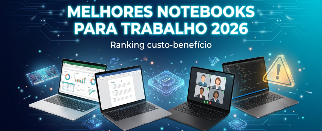Notebook para Trabalho 2026: os 5 Melhores para Comprar sem Cair em Cilada