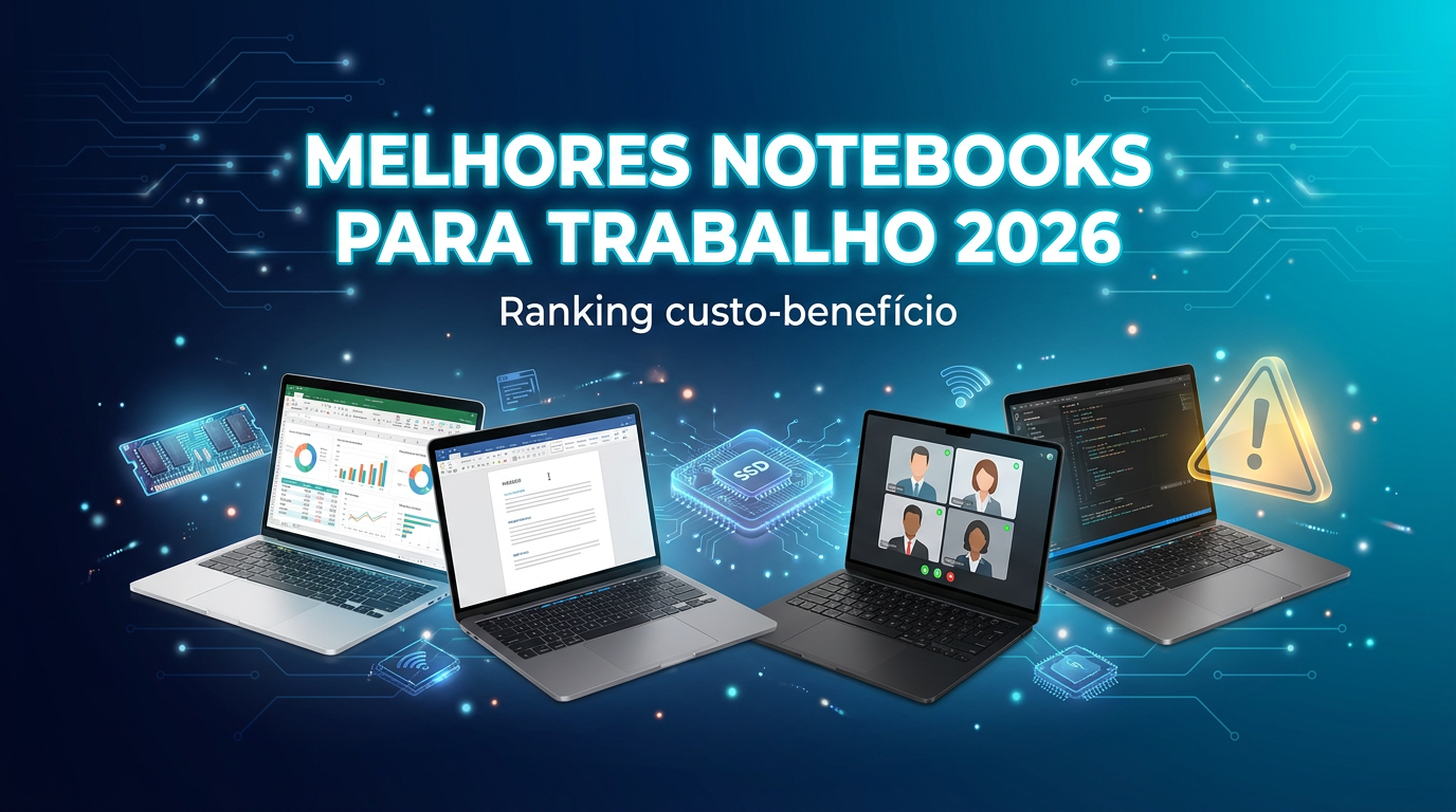 Notebook para Trabalho 2026: os 5 Melhores para Comprar sem Cair em Cilada
