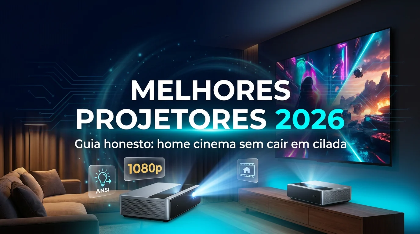 Qual Projetor Comprar em 2026? Os 5 Melhores por Custo-Benefício
